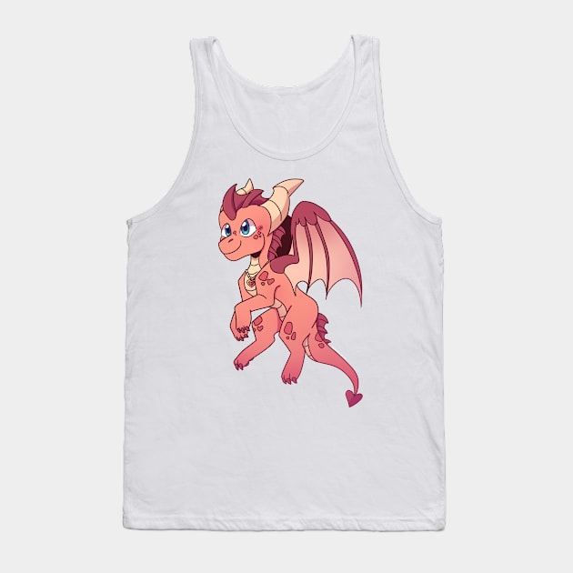 Ember the Dragon Tank Top by Dragnoodles